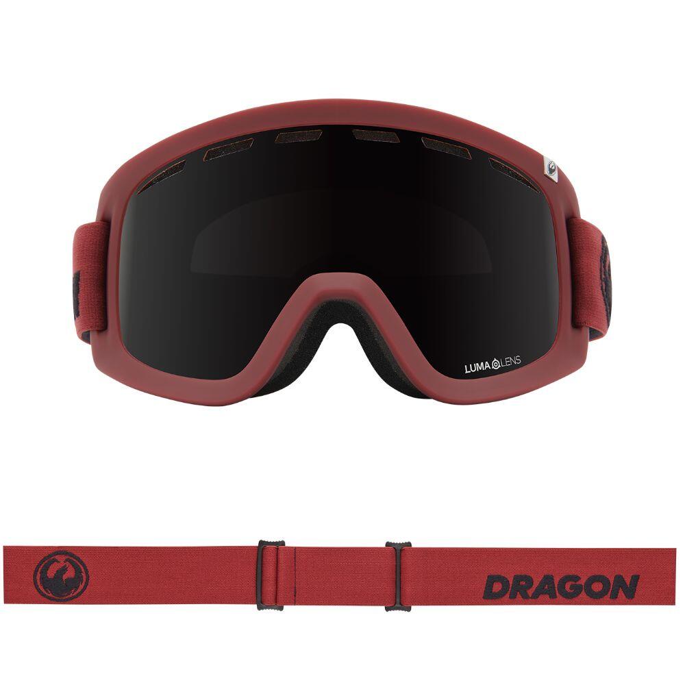 D1 OTG Unisex Snow Goggles - Cordovan/LL Midnight & LL Amber 2/5