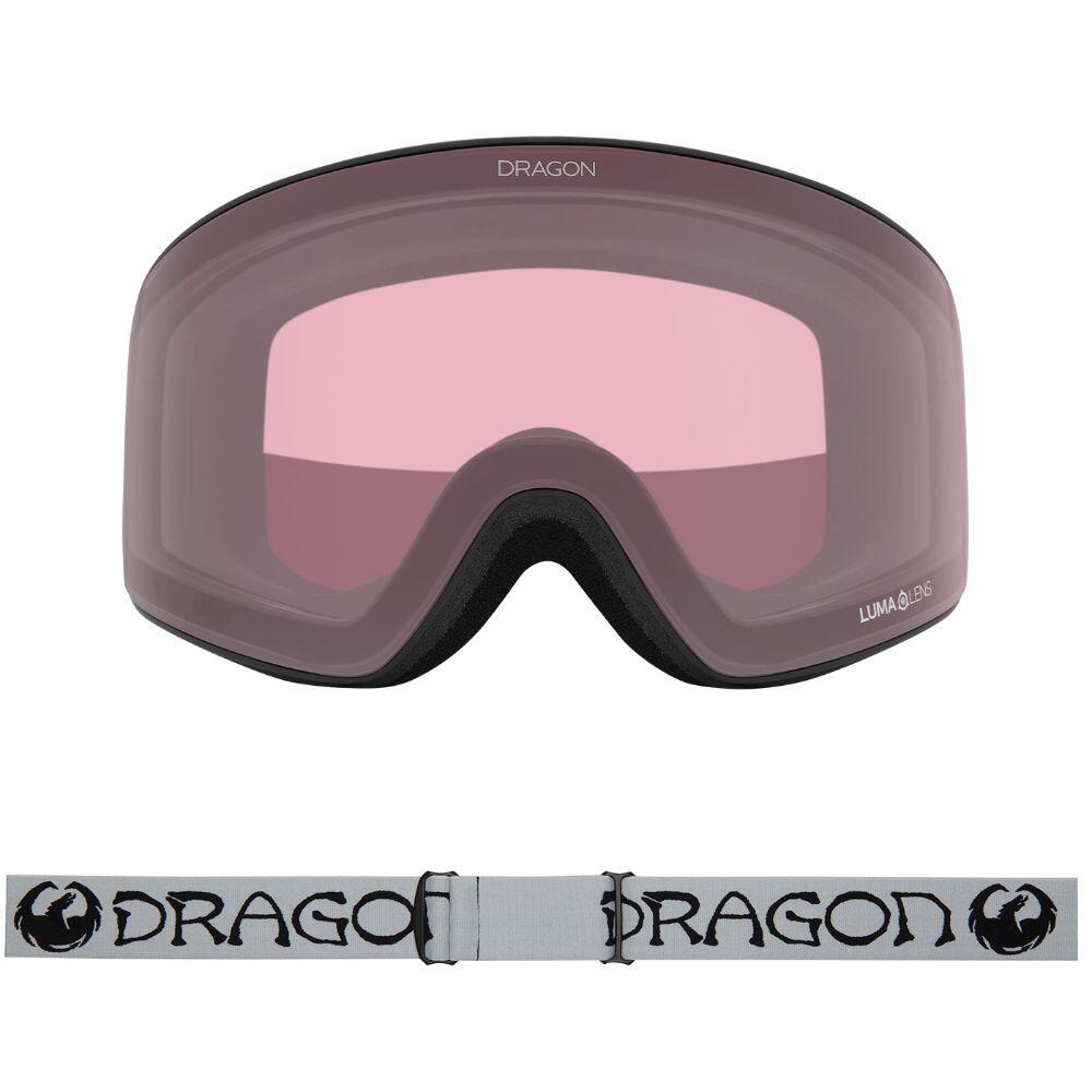 PXV Unisex Snow Goggles - Classic Grey/LL Photochromic Light Rose 2/4
