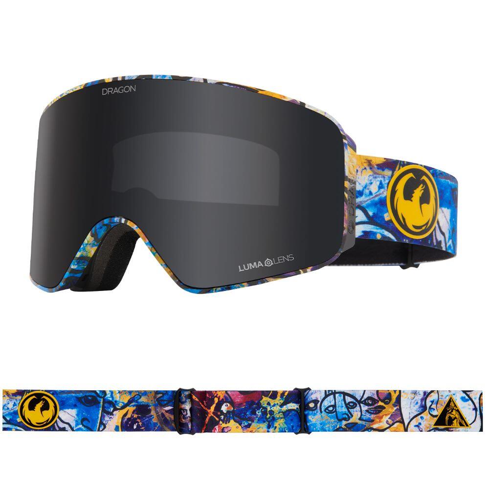 Dragon - Nfx Mag Otg Lunettes De Ski Unisexes - Benchetler 2024/ll Smoke & Ll Flash Blue - Masque De Ski - Bleu|gris - Taille Unique - Decathlon
