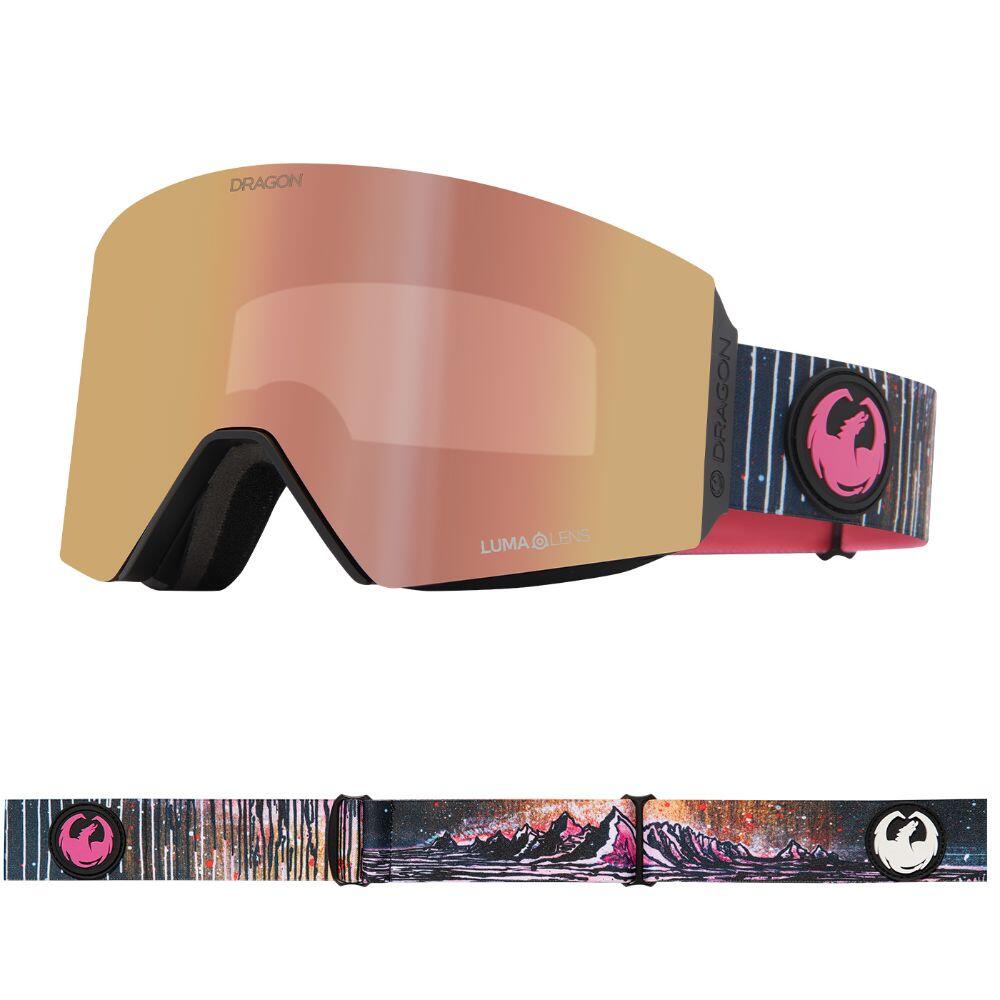 DRAGON RVX MAG OTG Unisex Skibril - Iguchi Sig 2024/LL Rose Gold Ion & LL Midnight
