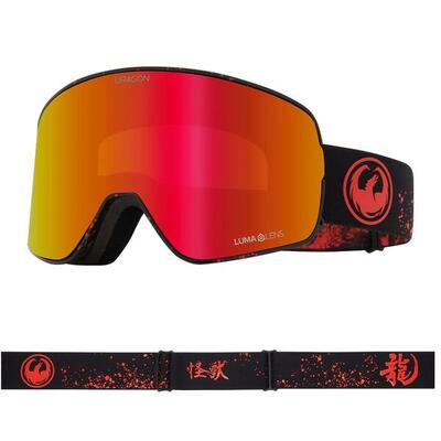 Nfx2 unisex skibril - kaiju/ll red ionized & ll light rose