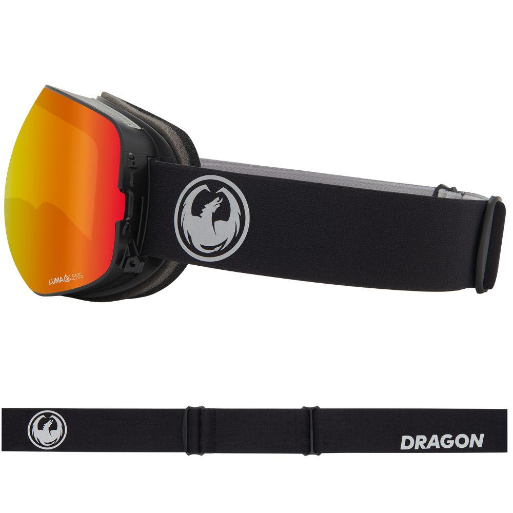 X2s Gafas De Esquí Unisex - Nouveau Black/LL Red Ionized & LL Light Rose 3/6