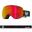 X2s Unisex Skibril - Nouveau Black/LL Red Ionized & LL Light Rose