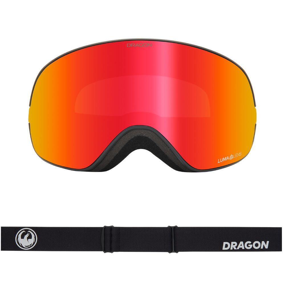 X2s Gafas De Esquí Unisex - Nouveau Black/LL Red Ionized & LL Light Rose 2/6