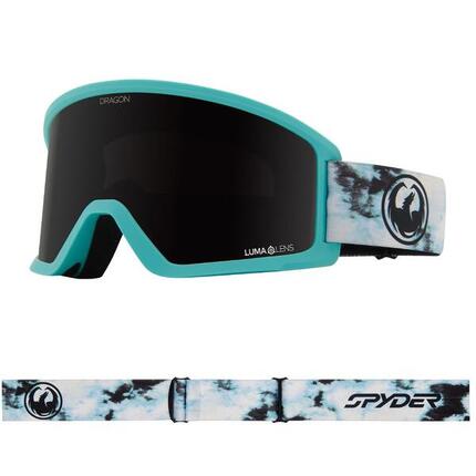 DX3 OTG Lunettes De Ski Unisexes - SPYDER Cobalt Block Camo/LL Dark Smoke
