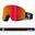PXV Unisex Skibril - Nouveau Black/LL Red Ionized & LL Light Rose