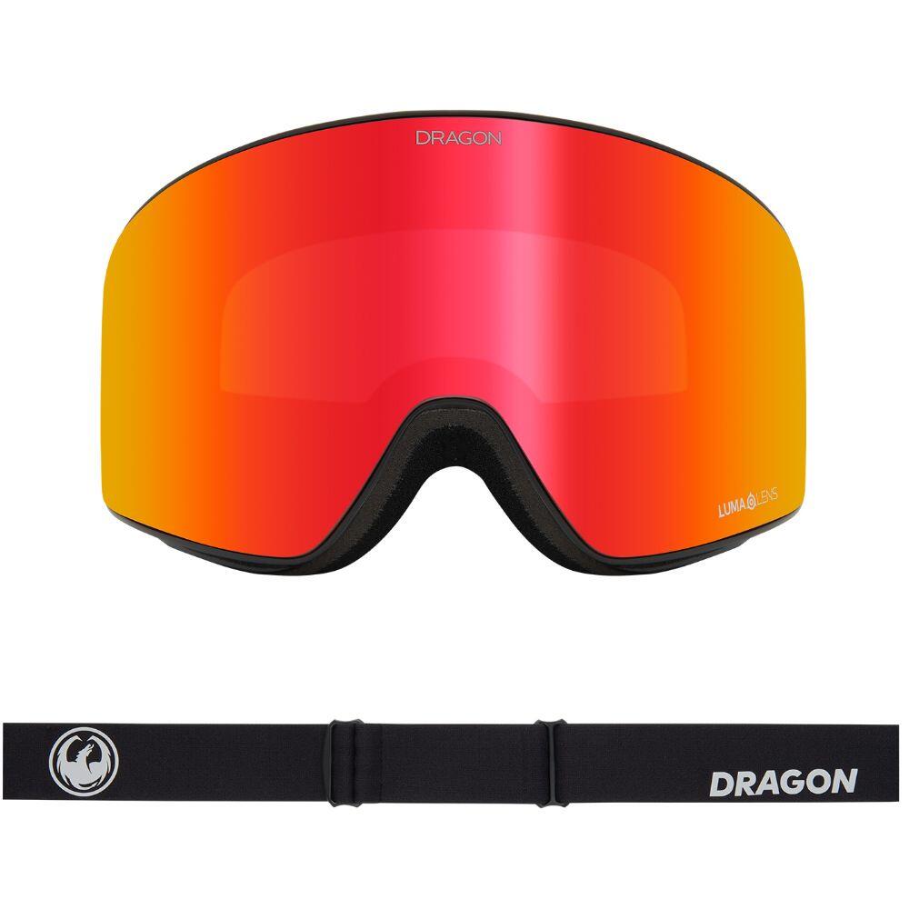 PXV Gafas De Esquí Unisex - Nouveau Black/LL Red Ionized & LL Light Rose 2/6