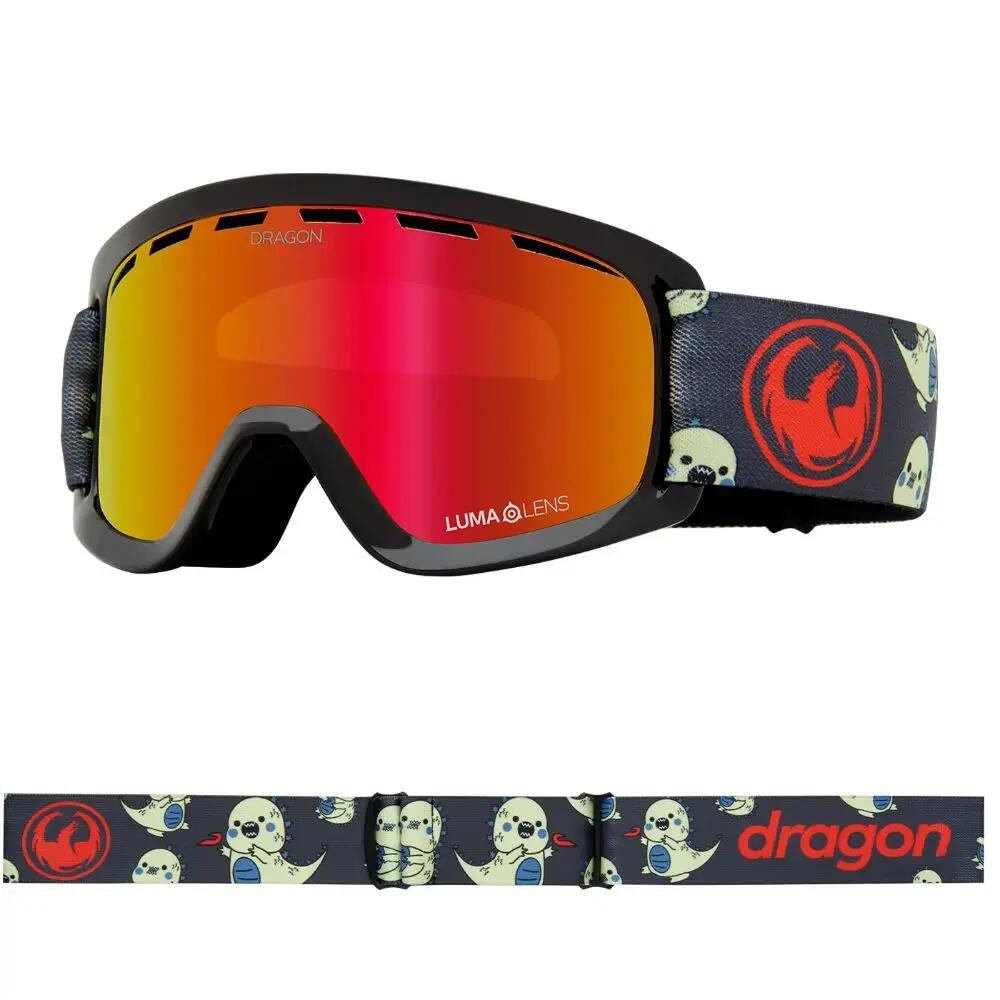 LIL D Youth Snow Goggles - Lil Kaiju/LL Red Ionized