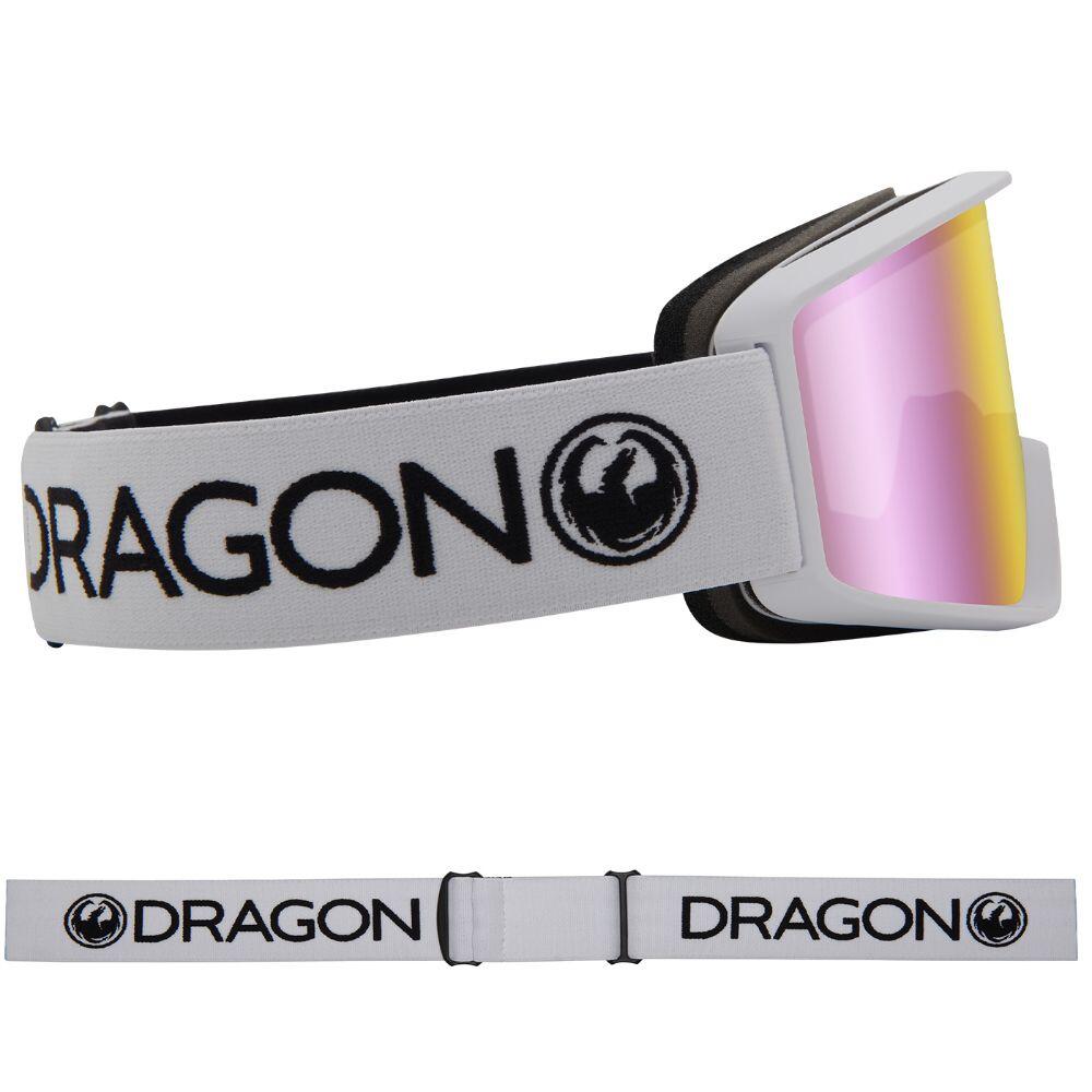 DXT OTG Lunettes De Ski Pour Jeunes - White/LL Pink Ionized 4/5