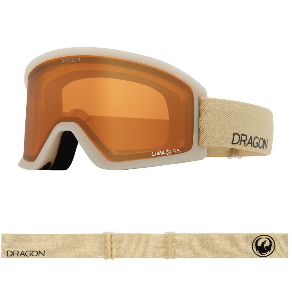 Dragon - Dx3 Plus Otg Lunettes De Ski Unisexes - Raw/ll Amber & Ll Midnight - Masque De Ski - Jaune|noir|orange - Taille Unique - Decathlon