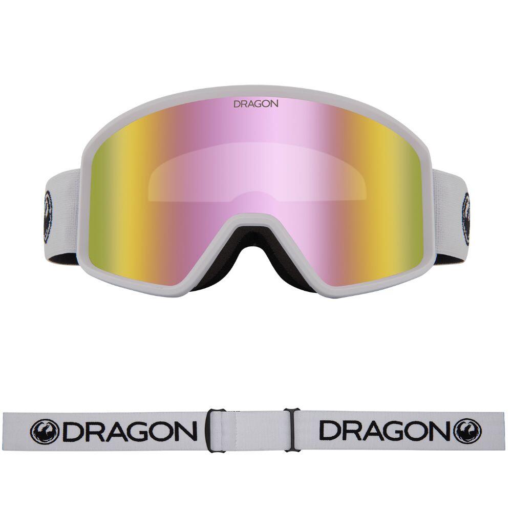 DXT OTG Lunettes De Ski Pour Jeunes - White/LL Pink Ionized 2/5