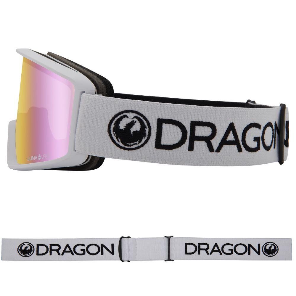 DXT OTG Lunettes De Ski Pour Jeunes - White/LL Pink Ionized 3/5