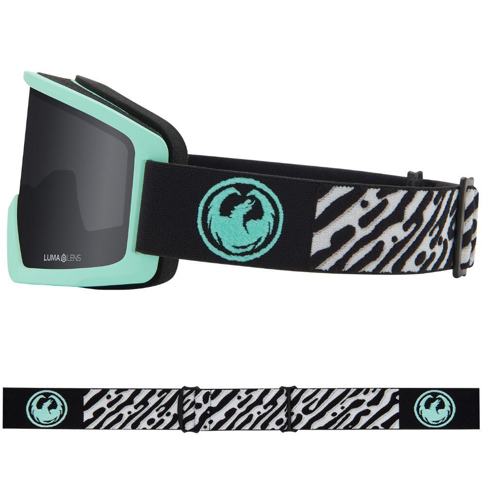 DX3 L OTG Unisex Snow Goggles - Wildside/LL Dark Smoke 3/4