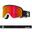 DX3 PLUS OTG Unisex Skibril - Nouveau Black/LL Red Ionized & LL Dark Smoke