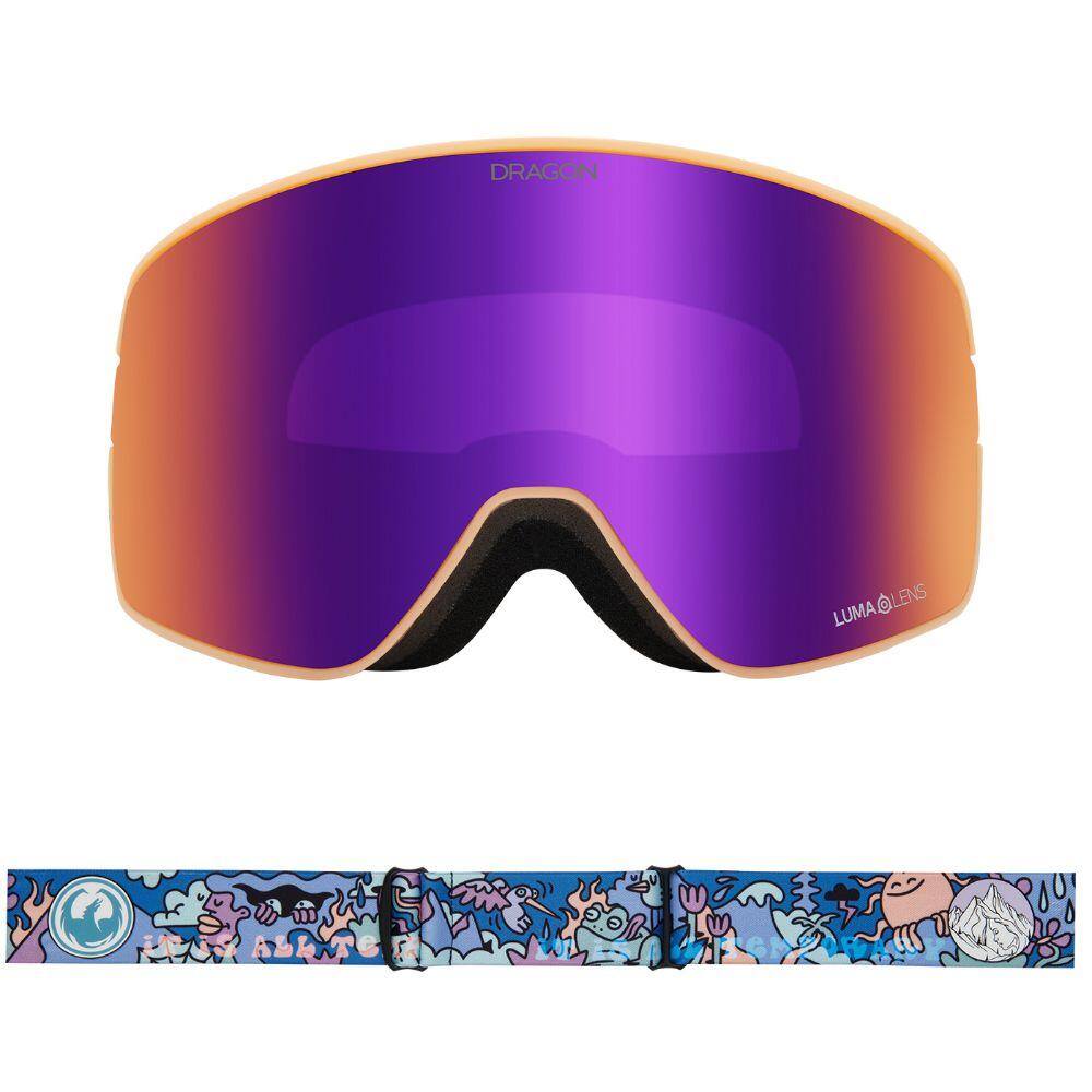 NFX2 Gafas De Esquí Unisex - Kimmy Fasani 2024/LL Purple Ionized & LL Violet 2/7