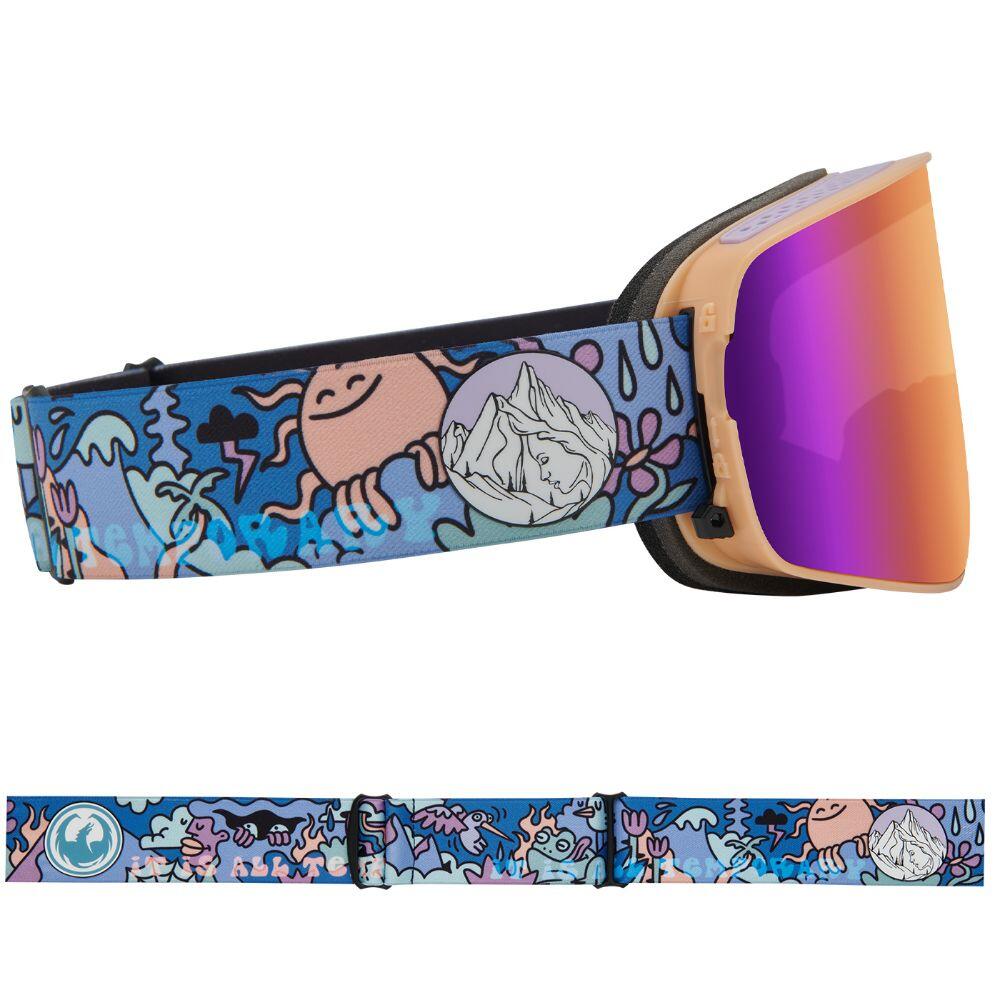 NFX2 Gafas De Esquí Unisex - Kimmy Fasani 2024/LL Purple Ionized & LL Violet 4/7