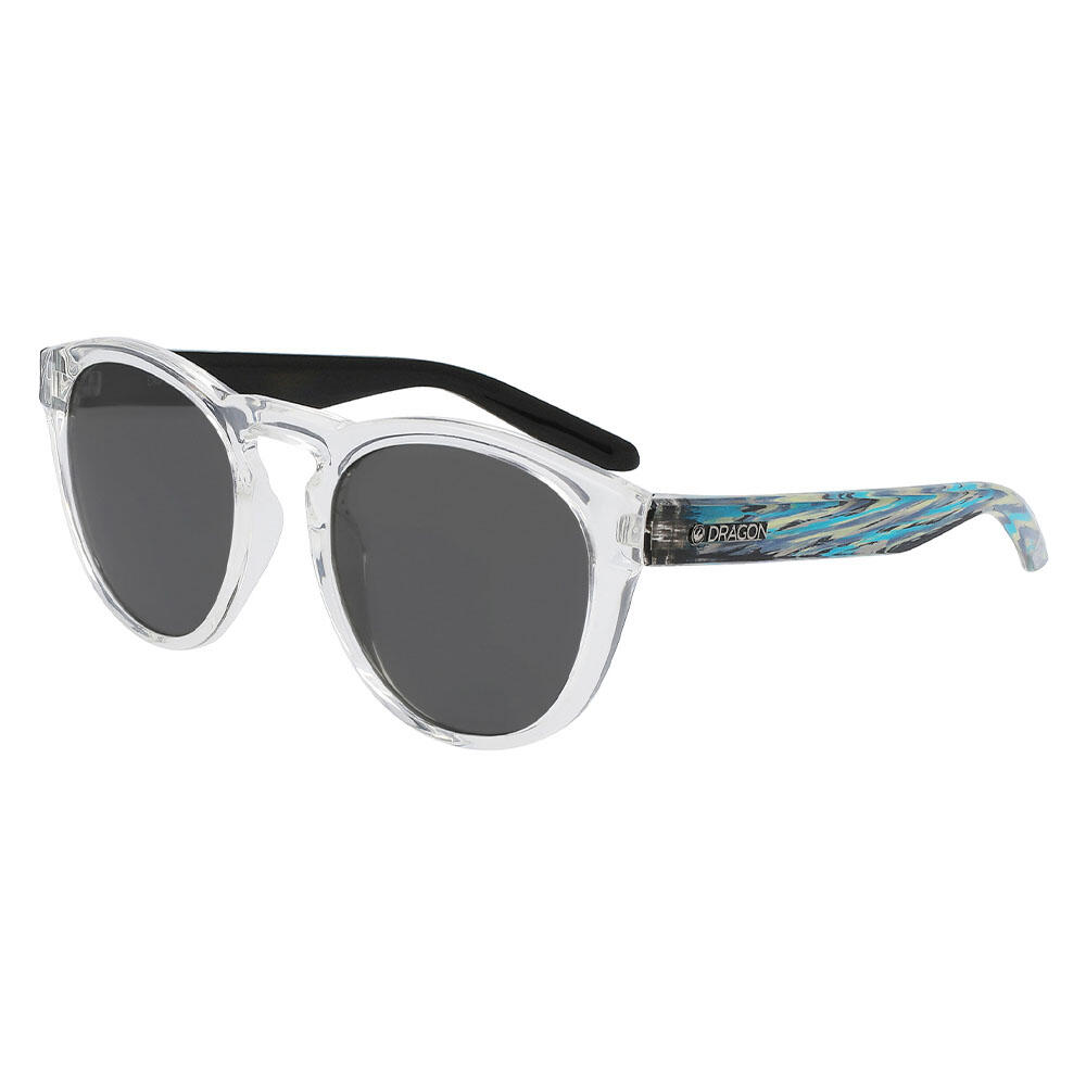 Dragon - Opus Lunettes De Soleil Unisexes - Shiny Aqua/rob Machado Resin/lumalens Smoke - Lunettes De Soleil - Bleu|gris - Taille Unique - Decathlon