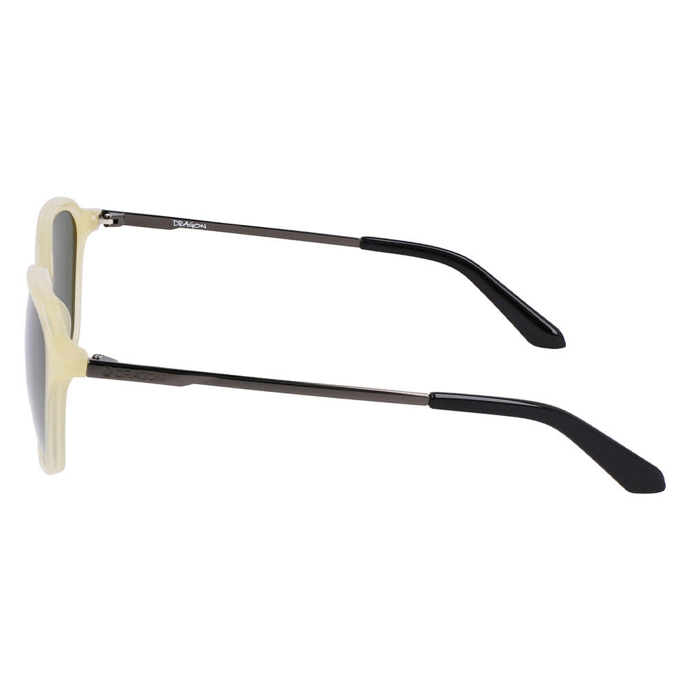 FALLON Gafas de sol unisex - Shiny Cream/Lumalens G15 Green 3/4