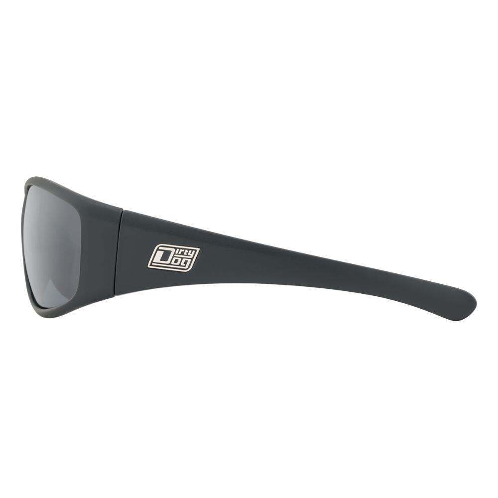 WOLF Unisex Sunglasses - Satin Black/Polarized Grey 3/4