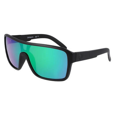Remix zonnebril - matte black/polarized lumalens green ionized