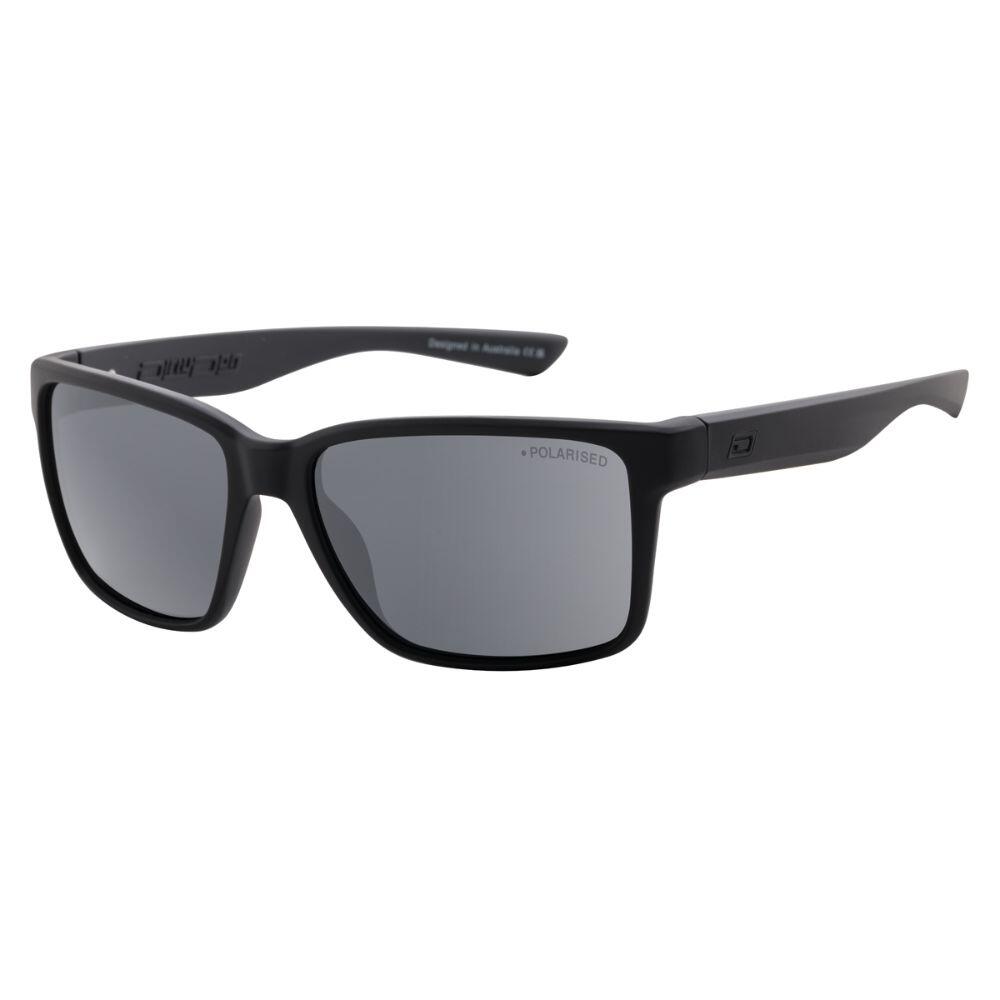 DIRTY DOG YOLO Unisex Sunglasses - Satin Black/Polarized Grey