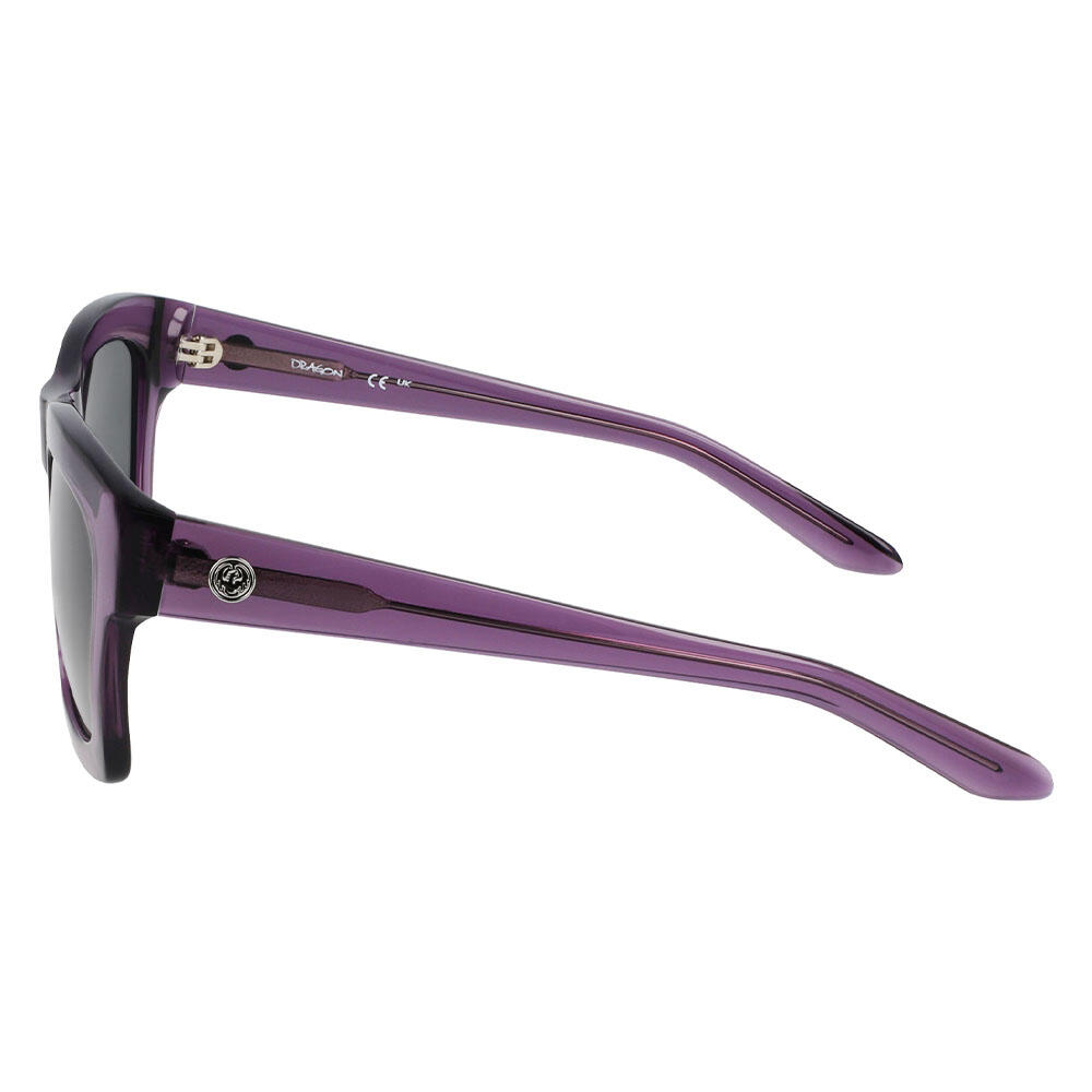 WAVERLY Gafas de sol para mujer - Shiny Dusty Grape/Polarized Lumalens Smoke 3/4