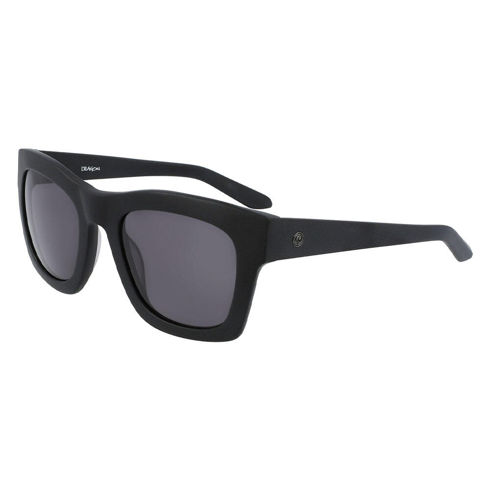 WAVERLY Womens Sunglasses Matte Black H2O/Polarized Lumalens Smoke