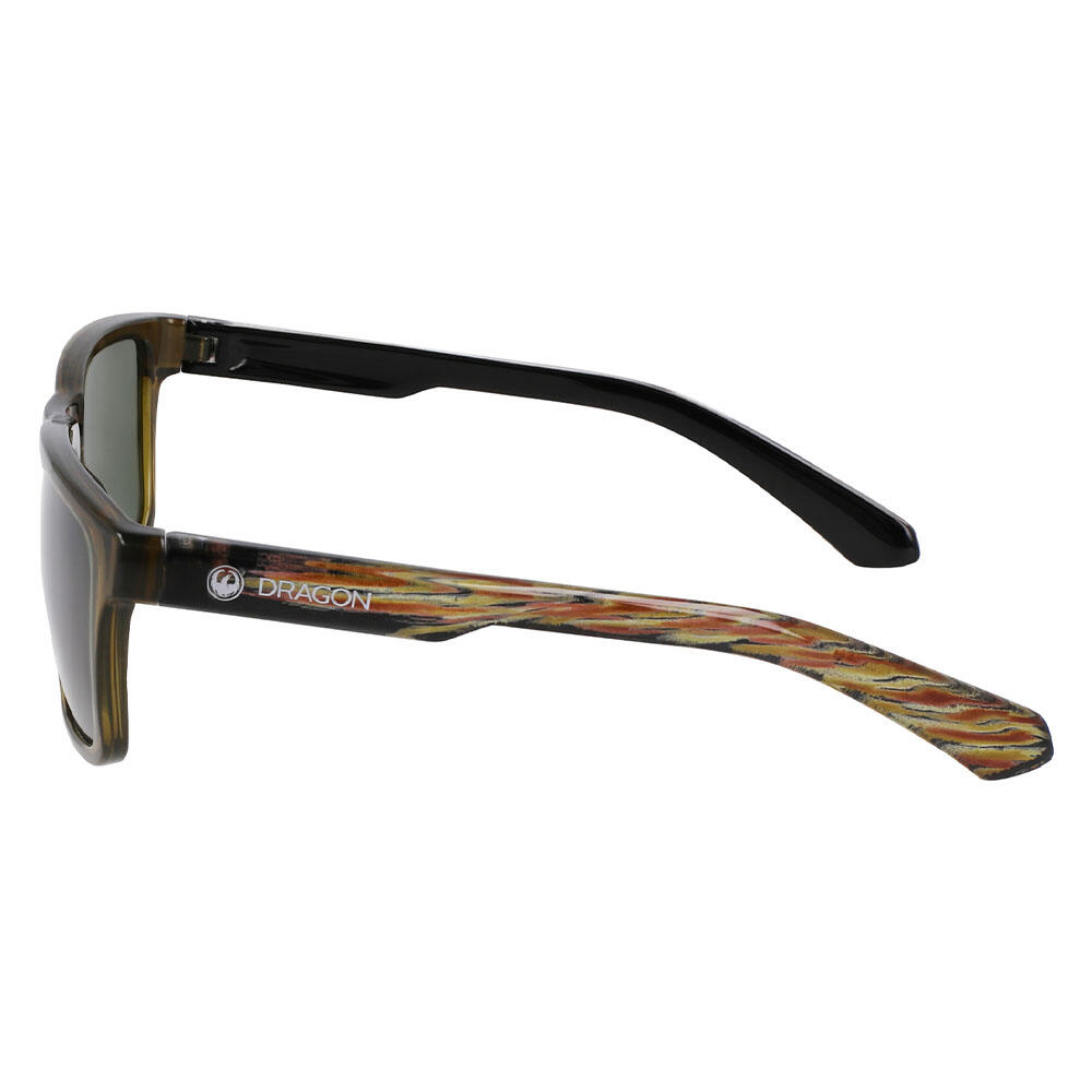 REED Lunettes de soleil unisexes - Shiny Olive/Rob Machado/Lumalens G15 Green 3/4