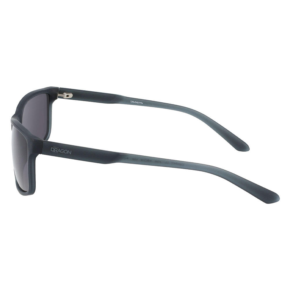 COUNT UP Lunettes de soleil unisexes - Matte Grey Crystal/Lumalens Smoke 3/4