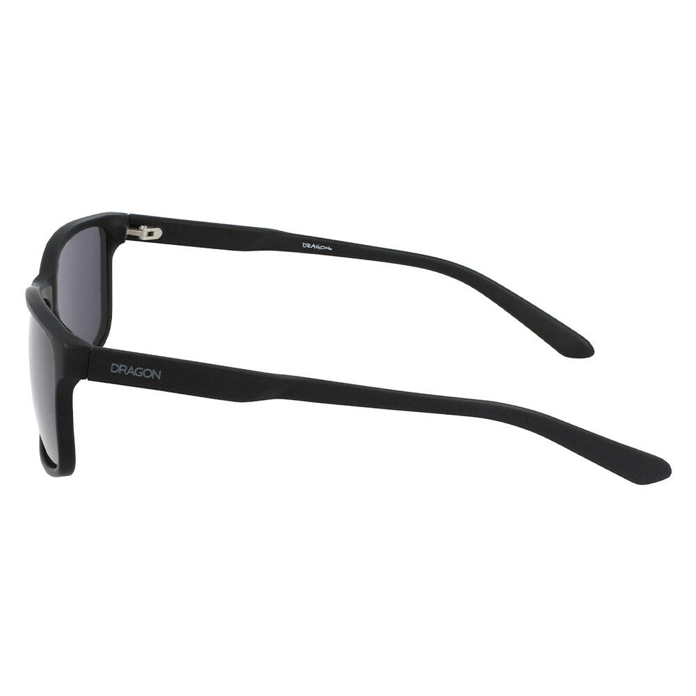 COUNT UP Unisex Sunglasses - Matte Black/Lumalens Smoke 3/4