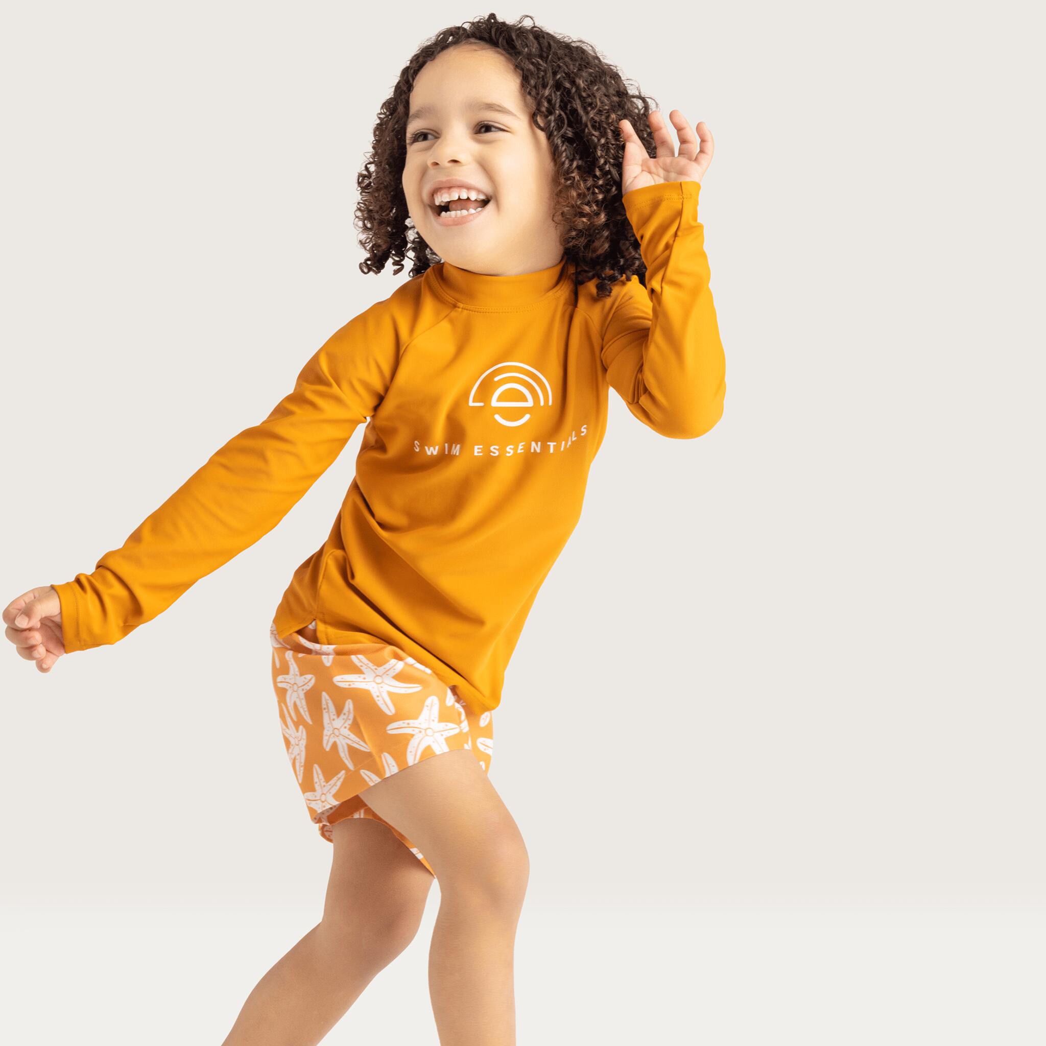 Swim Essentials Zwemshirt Met Korte Mouwen - Geel - Pure Tones 4/5