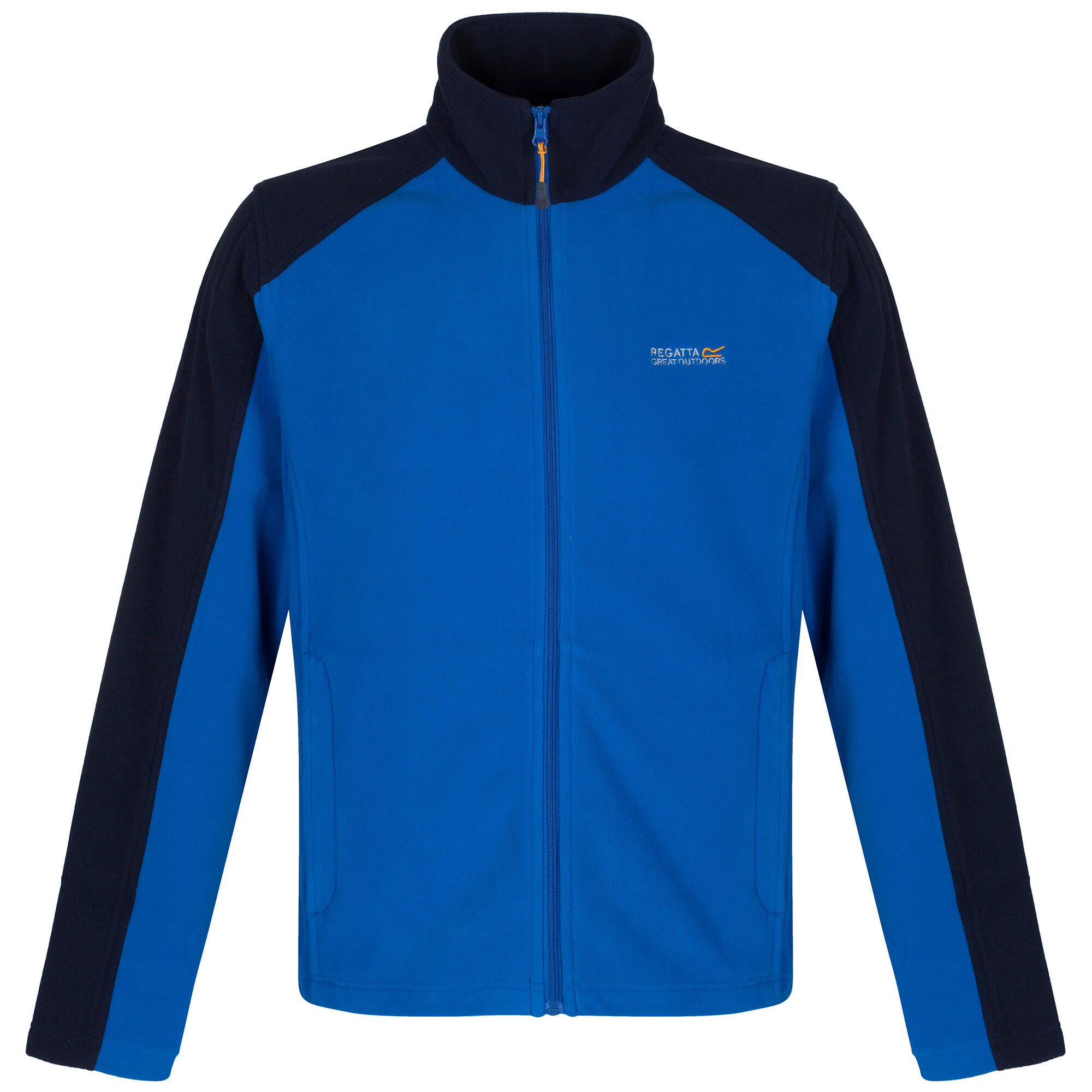 Regatta Great Outdoors Mens Hedman II Two Tone Full Zip Fleece Jacket