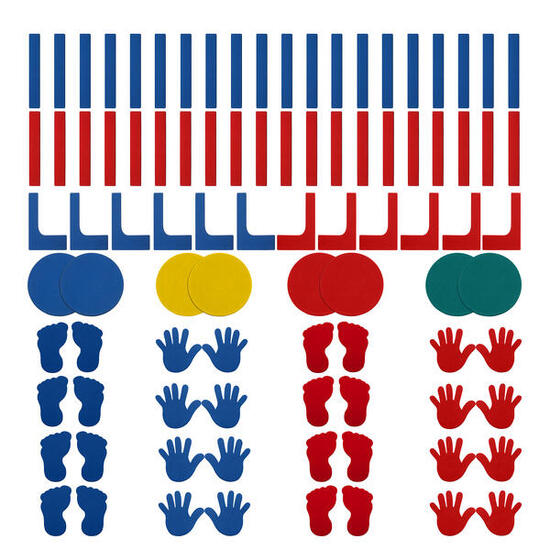 Bodenmarkierungs-Set Basic plus Leichtathletik Unisex