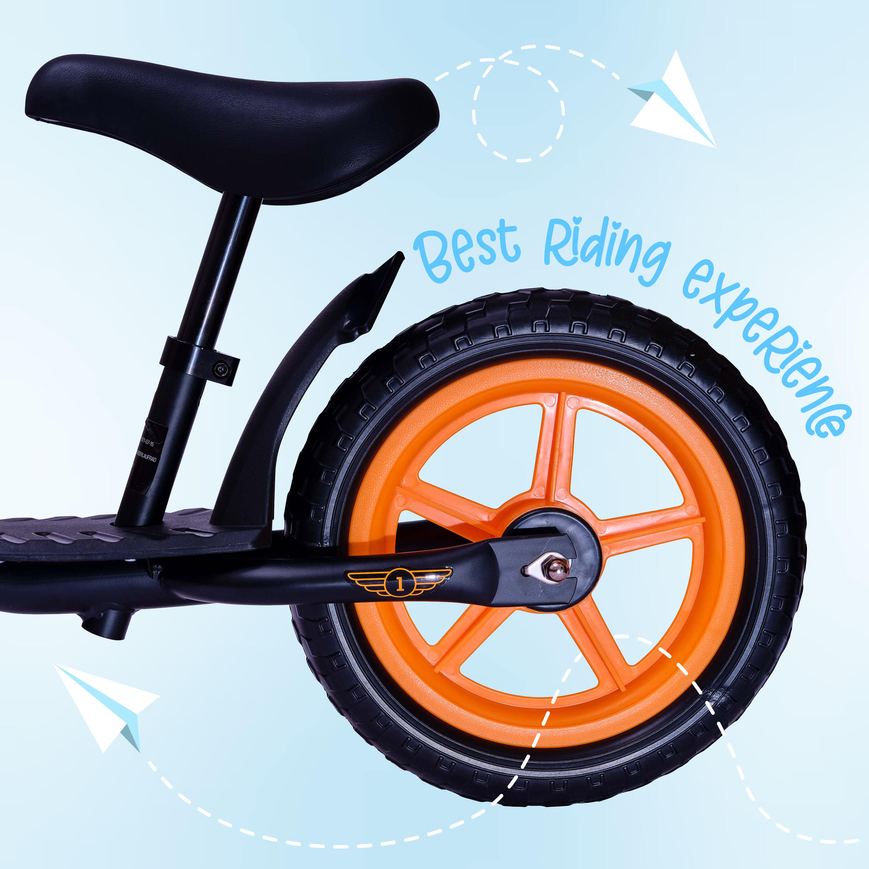Aviator Bici Senza Pedali 30cm – Sicura – Bici Bambino Robusta e Leggera 5/7