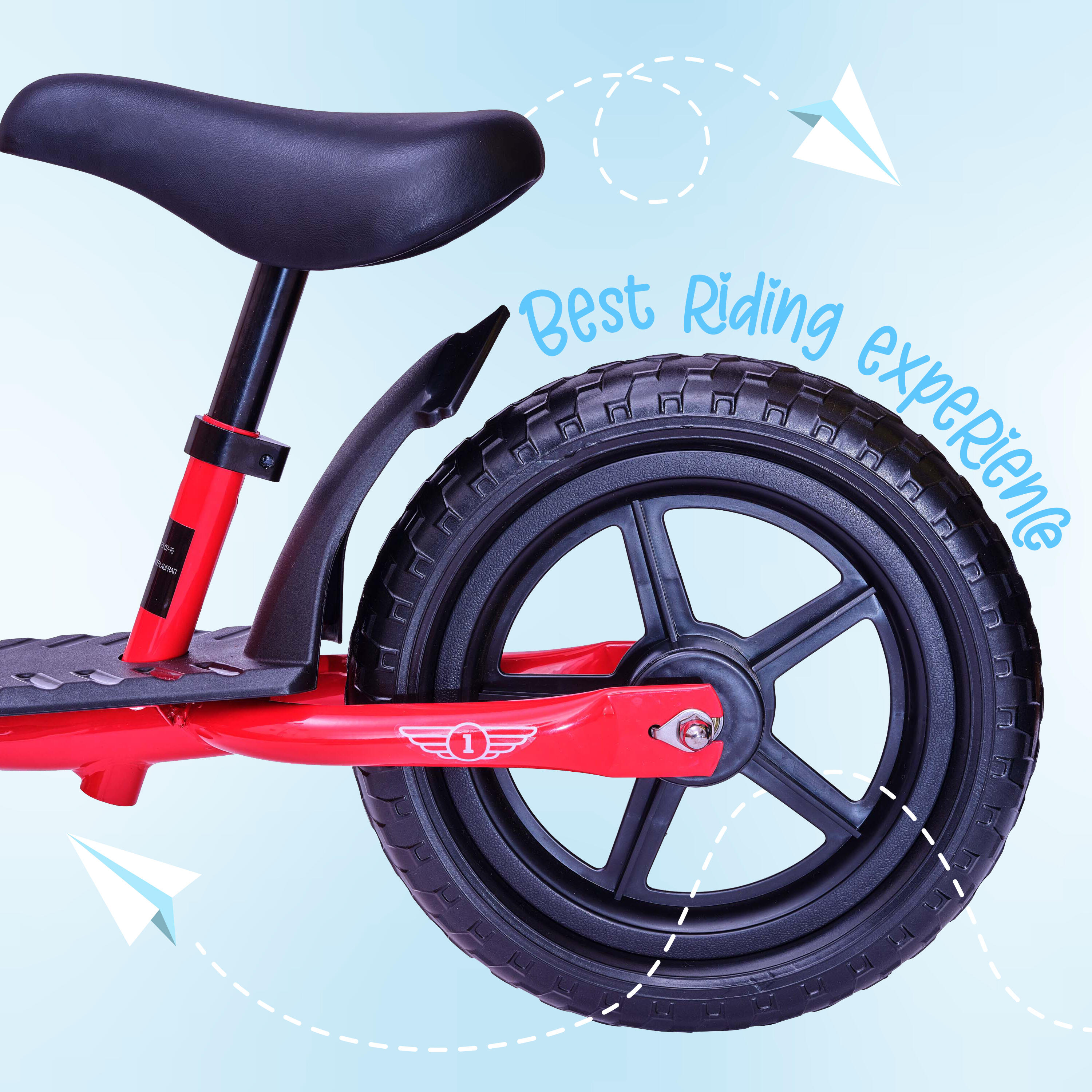 Aviator Bici Senza Pedali 30cm – Sicura – Bici Bambino Robusta e Leggera 5/7