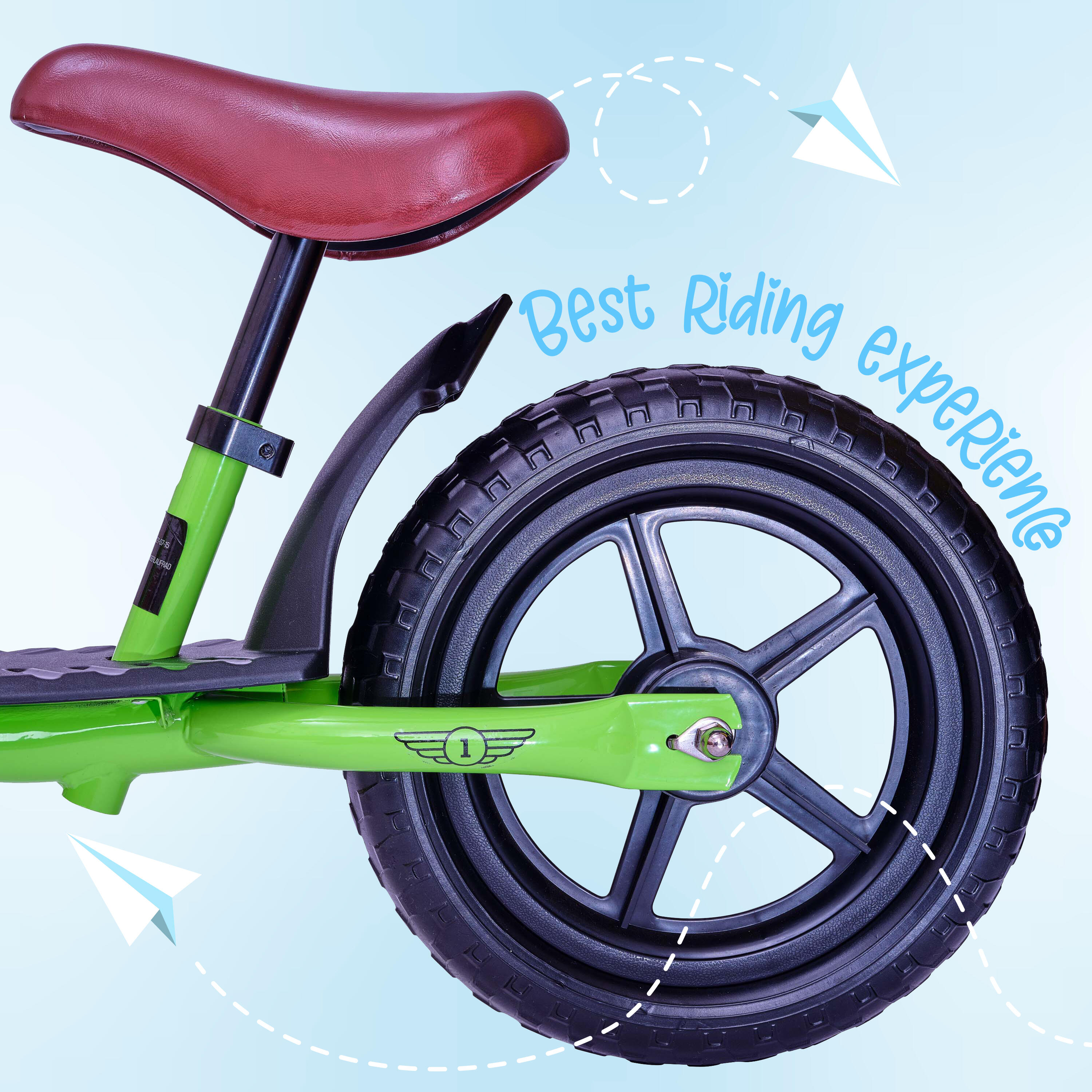 Aviator Bicicleta sin Pedales de 12 Pulgadas – para Niñas y Niños 5/7