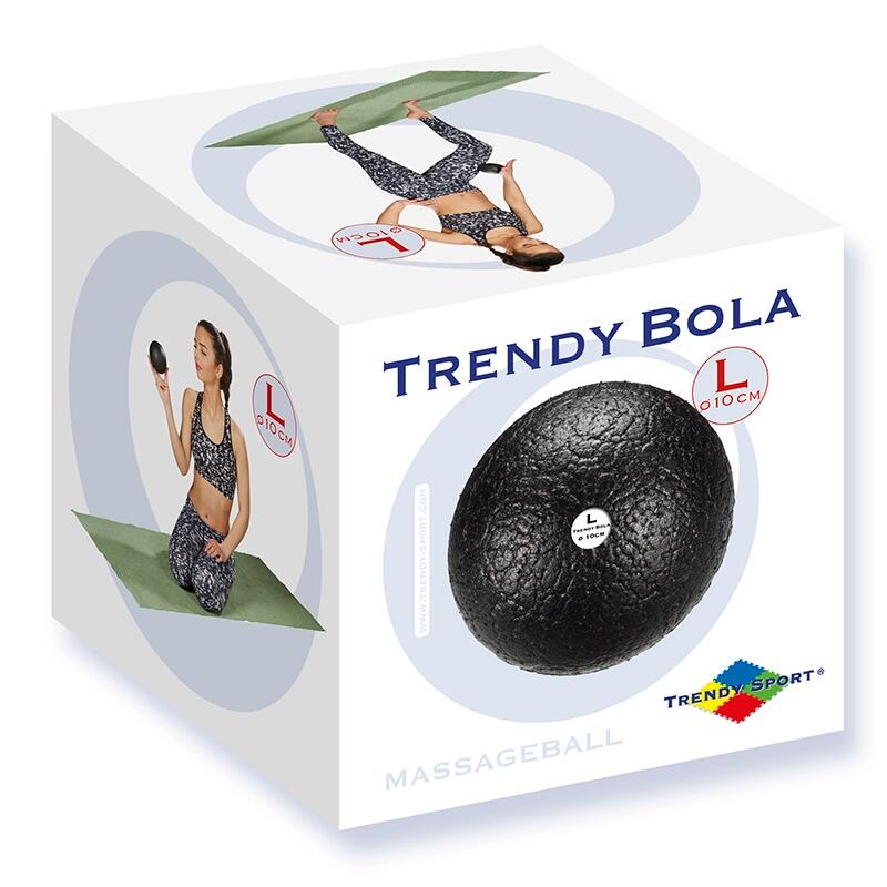 Piłka do masażu Trendy Bola czarna 6 cm 5/5