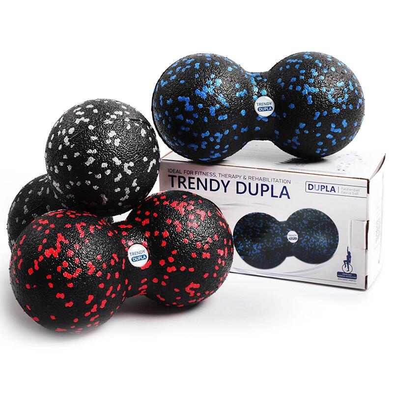 Palla massaggiante Trendy Dupla dura nero-blu 3/4
