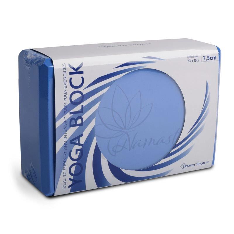 Trendy Blocco yoga 23x15x7,5 cm blu 3/5