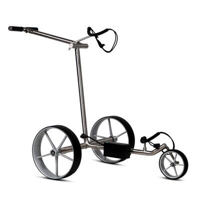 Tour Made Haicaddy® HC9 Elektro Golftrolley Rahmen gebürstet