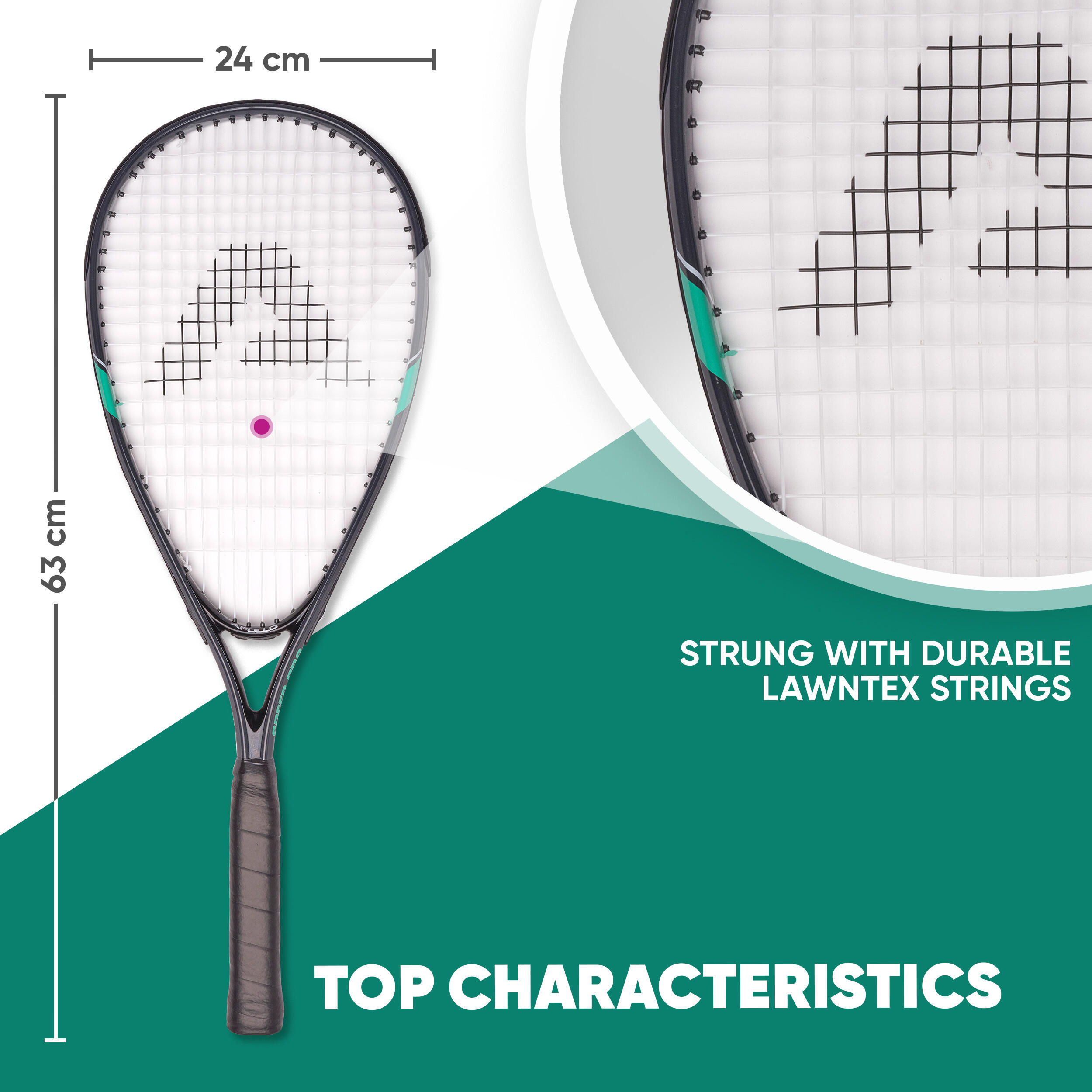 Badminton Set Speed Pro SPEEDBADMINTON - Grau/Mint 3/7