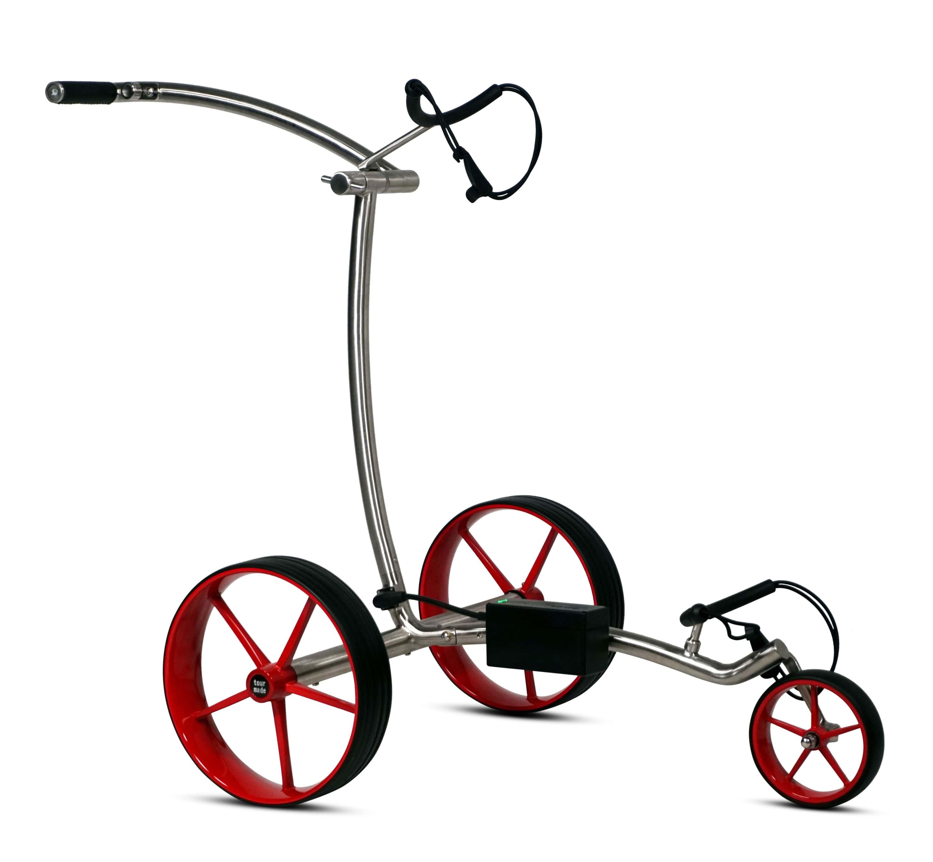 HAICADDY Tour Made Haicaddy® HC9S carrello da golf elettrico telaio curvo spazzolato