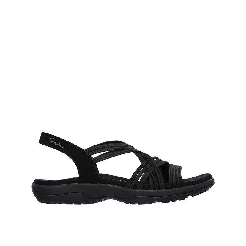 Sandalias Deportivas Mujer Skechers 163023_BLK Negras Tiras entrecruzadas