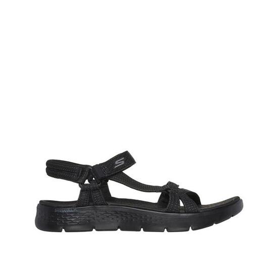 Sandalias Skechers Mujer Go walk Flex Sandal - Sublime Negras