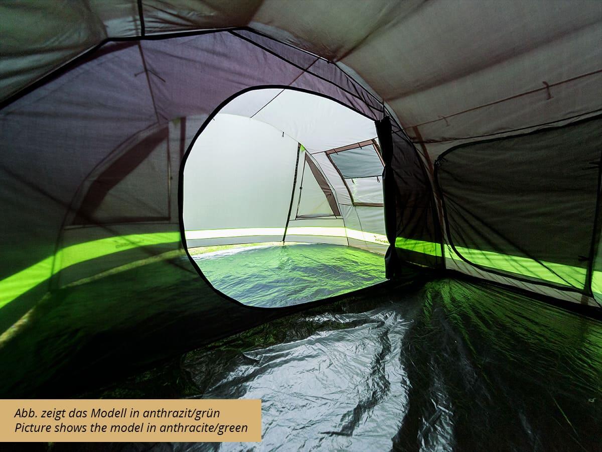 Tunnelzelt Kambo 4 - Campingzelt 4 Personen - 1x dunkle Kabine - Outdoor 5/8
