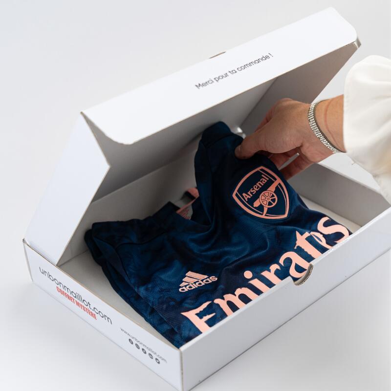 Caja de camiseta de fútbol misteriosa para niños