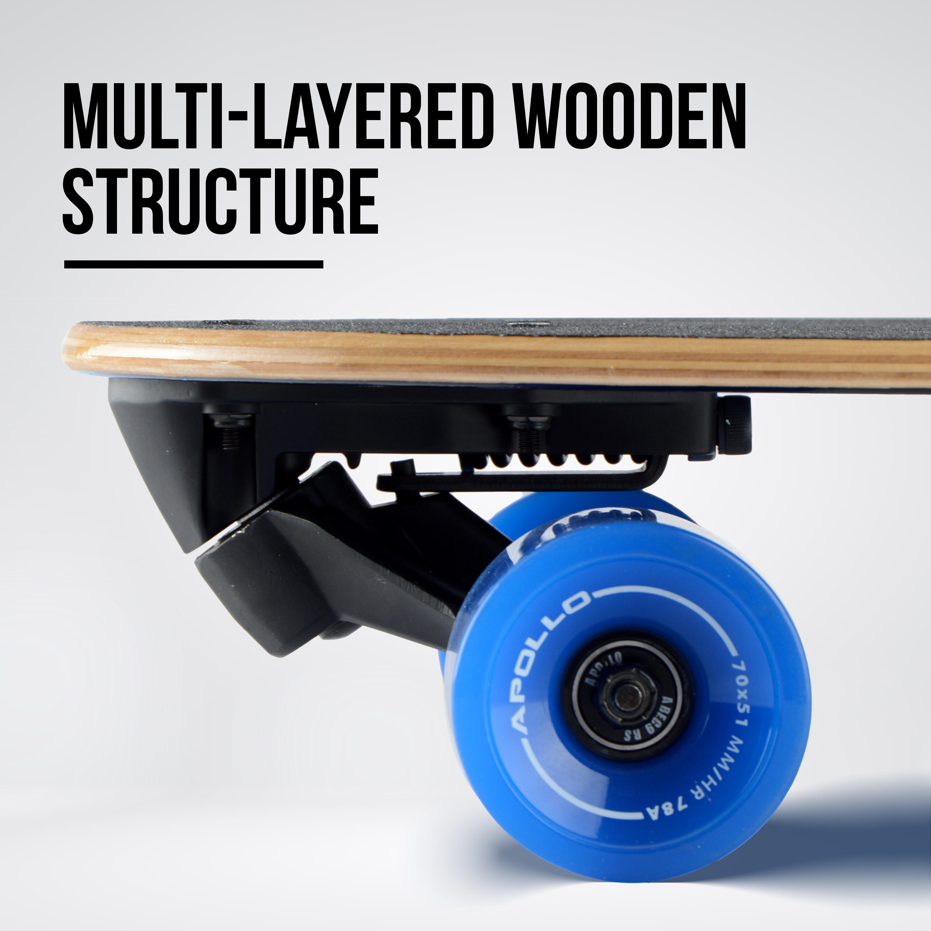 Skateboard Cruiser Compact pour Adultes et Enfants 4/6