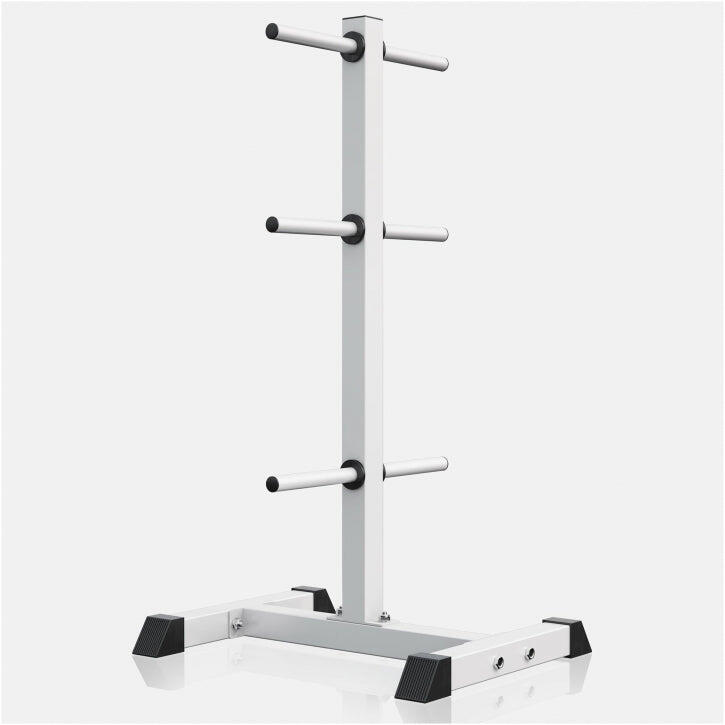 Rack para Discos Gorilla Sports Blanco Diámetro 30/31 mm