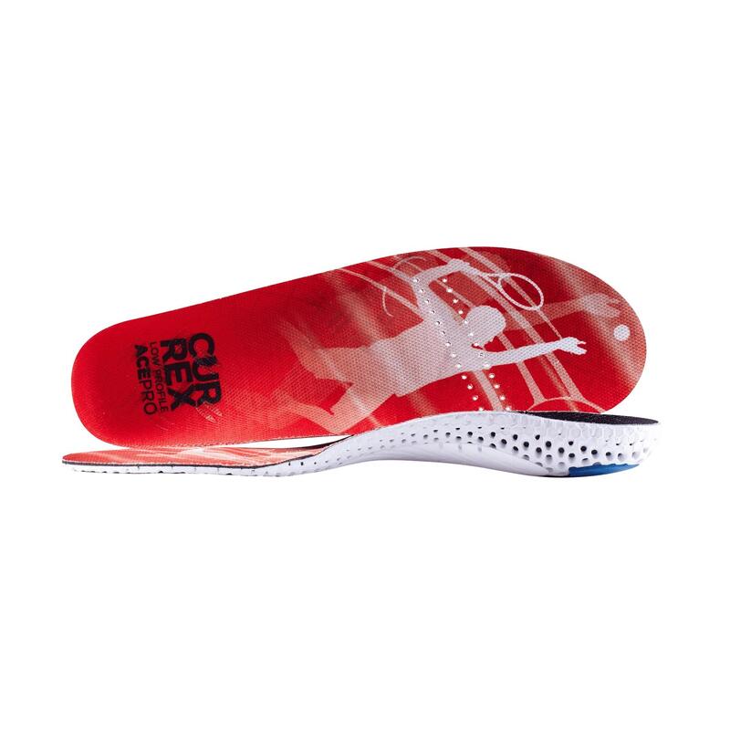 Acepro® 網球專用鞋墊 (低足弓) - 紅色