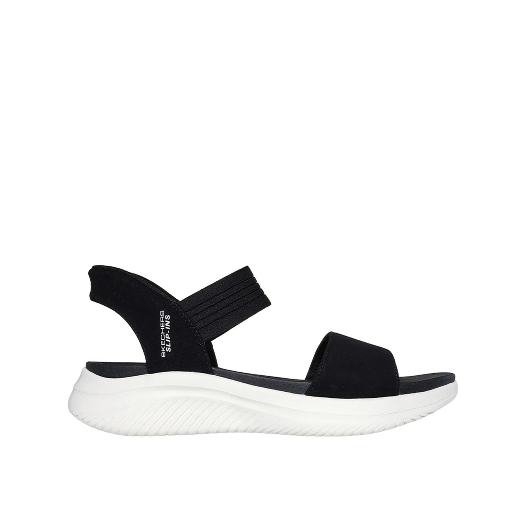 Skechers - Sandale Femme Skechers Slip-ins Ultra Flex 3.0 Summerville Noir - Sandales - Blanc|noir - 37 - Decathlon